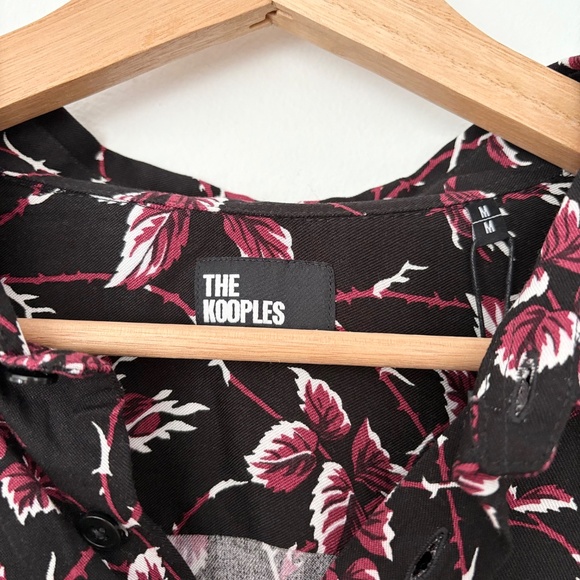 The kooples floral printed button up shirt - Picture 6 of 7